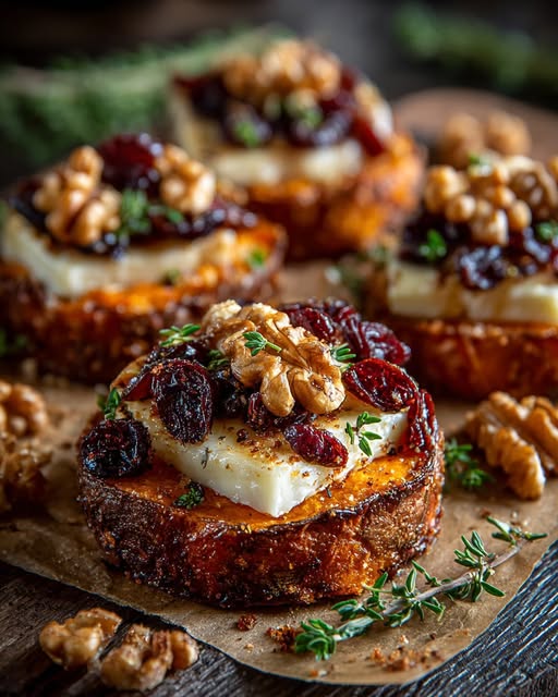 Cranberries & Spicy Honey Walnuts Recipe - Recipe Image