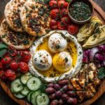 Mediterranean Burrata and Hummus Board Recipe