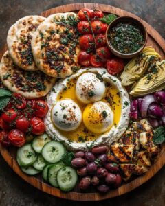 Mediterranean Burrata and Hummus Board Recipe