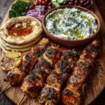 Board with Whipped Feta Dip & Olive Mix Recipe