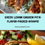 Pita Wraps with Creamy Garlic Feta Sauce Recipe