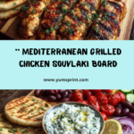 icken Souvlaki Mezze Board with Feta Dip Recipe