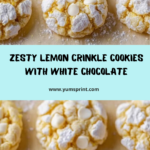 Lemon Crinkle Cookies with White Chocolate Recipe
