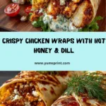 ken Wrap with Dill Garlic Yogurt Drizzle Recipe