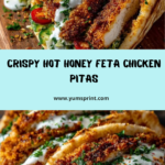 Chicken Pita with Creamy Yogurt Drizzle Recipe
